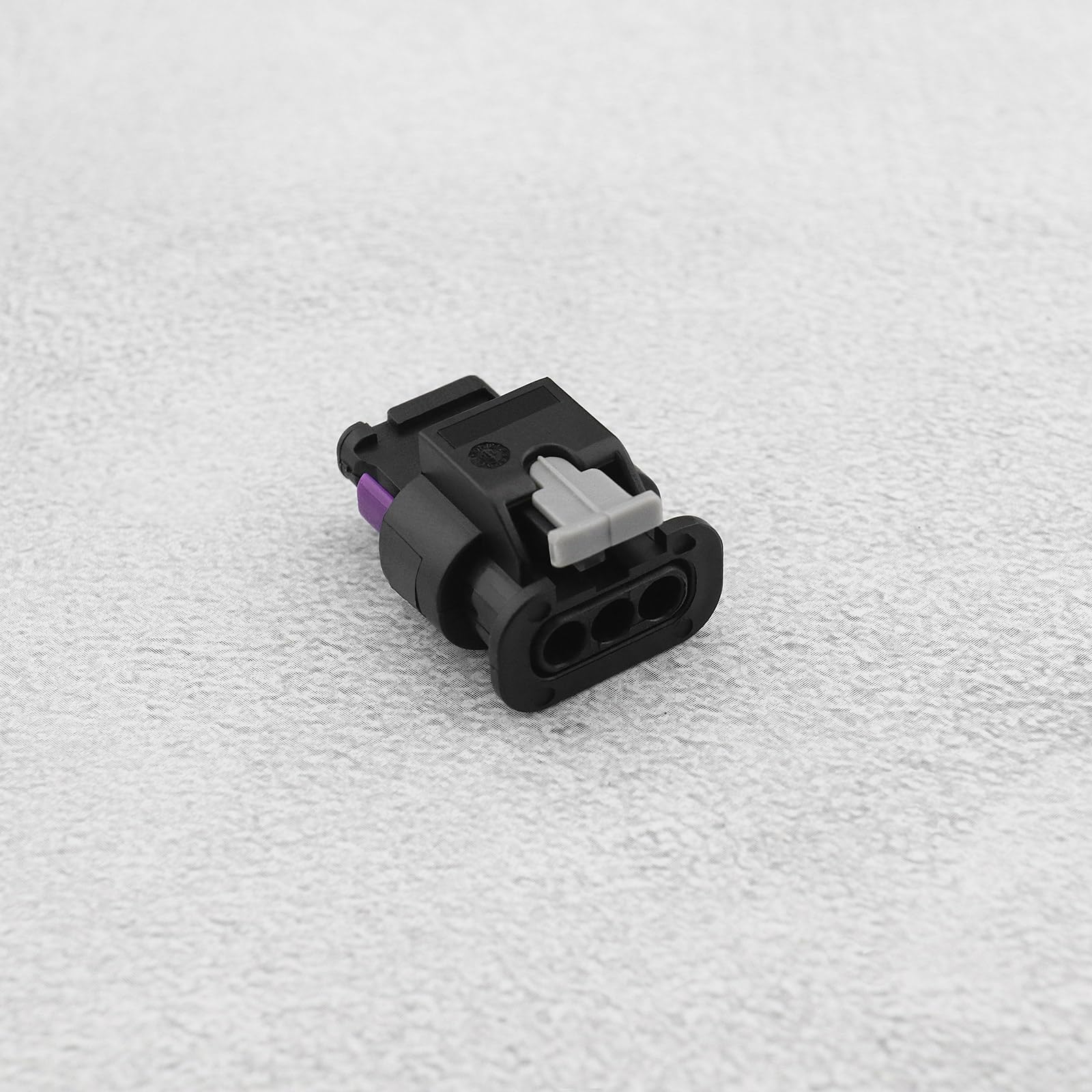 ECSiNG Lot De 4 Fiches De Connexion De Capteur De Stationnement à 3 Broches De Rechange 4F0973703 Compatibles Avec VW Compatible Avec Audi Pigtail Adaptateur Avec Joints De Terminaux