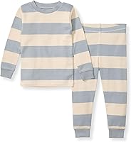 Vista 25 de Burt's Bees Baby Conjunto de Pijama de 2 Piezas para Niños con Camiseta de Manga Larga y Pantalones de Algodón Orgánico