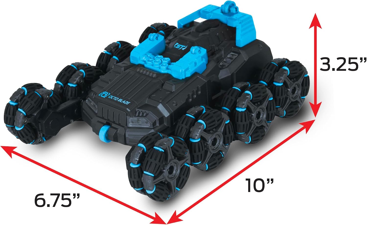 NKOK Ready to Run 2.4GHz Octo-Blazer Stunt Twister R/C with Smoke Effects