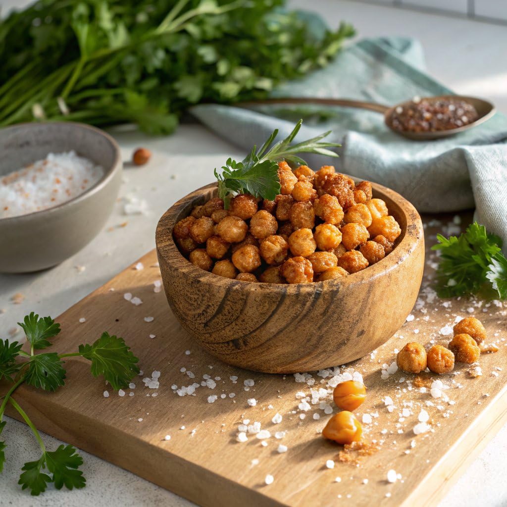 BIENA Chickpea Snacks - Crunchy Roasted Chickpeas - High Fiber Vegan Protein Snacks for Adults and Kids - 6 pack, 12 ounce Bags - Himalayan Pink Salt