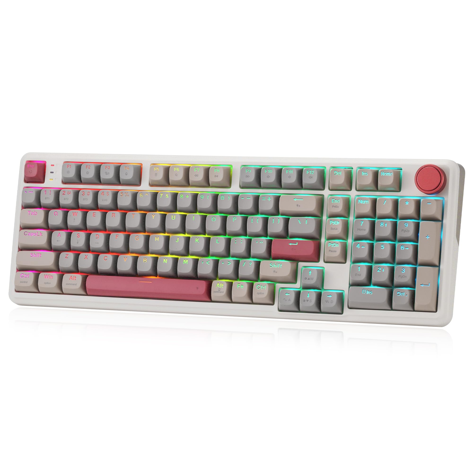 Amazon.com: Redragon K768 PRO 100 Keys Wireless Gasket RGB Gaming