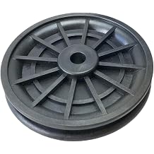 predolo Bearing Pulley Wheel Rotation Traction Wheel Pull Down Attachment Heavy Duty Weight Lifting Replace for Home Gym Equipment, Black