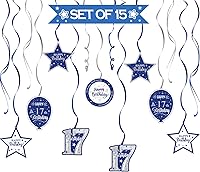 Vista 375 de Juego de decoraciones para fiesta de cumpleaños número 16, serpentinas moradas con soporte de globo de mesa morado, decoraciones de fiesta