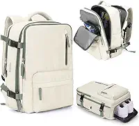 Mochila Executiva de Viagem Grande 40L Impermeável com Porta USB, Mochila Compartimento para Notebook, Mochila Feminina/Masculina Reforçada para Trabalho e viagem – VANOVA