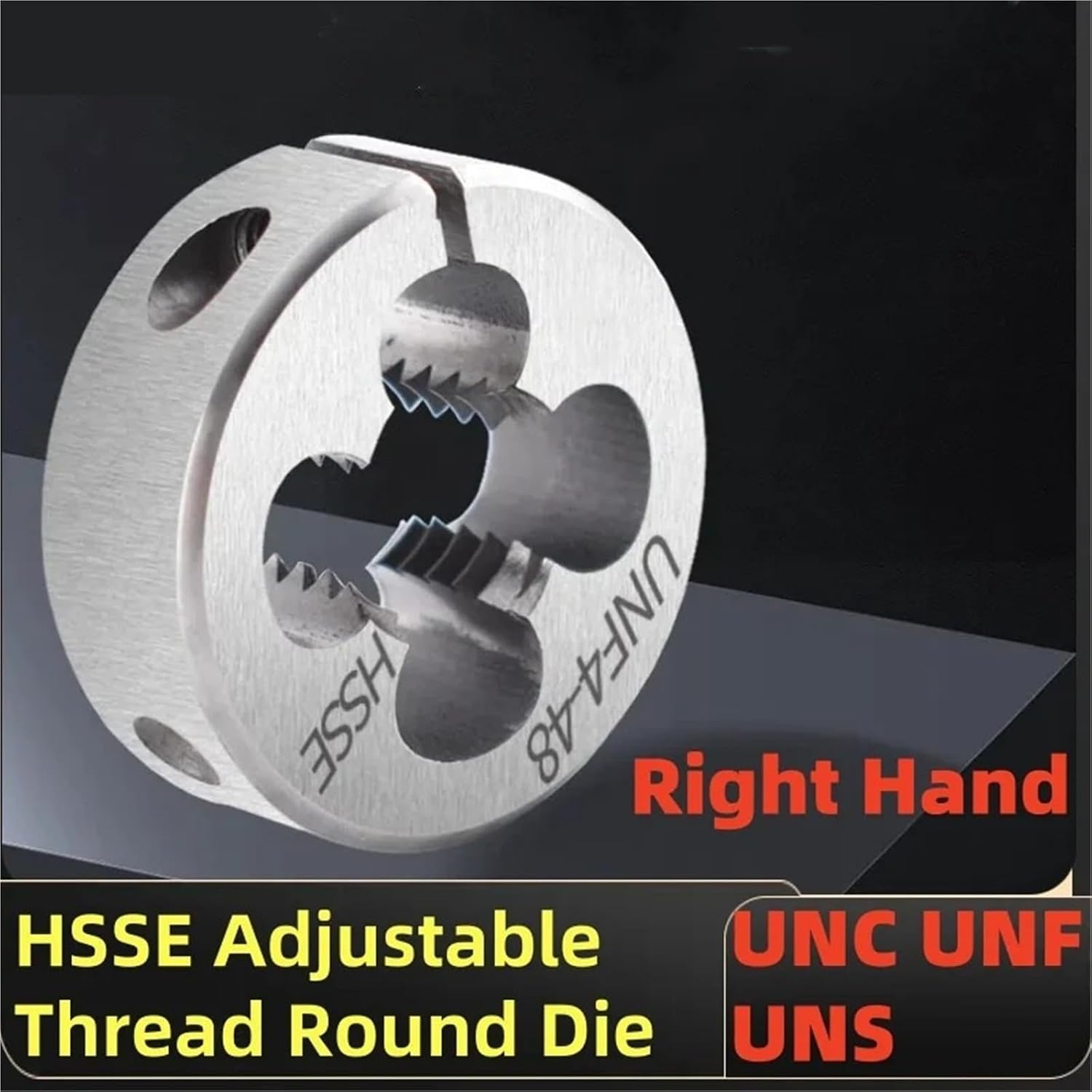 1PCS American HSSE Adjustable AR-D Round Dies UNC UNF UNS 0-80 48 Threading | UNF1I4-28