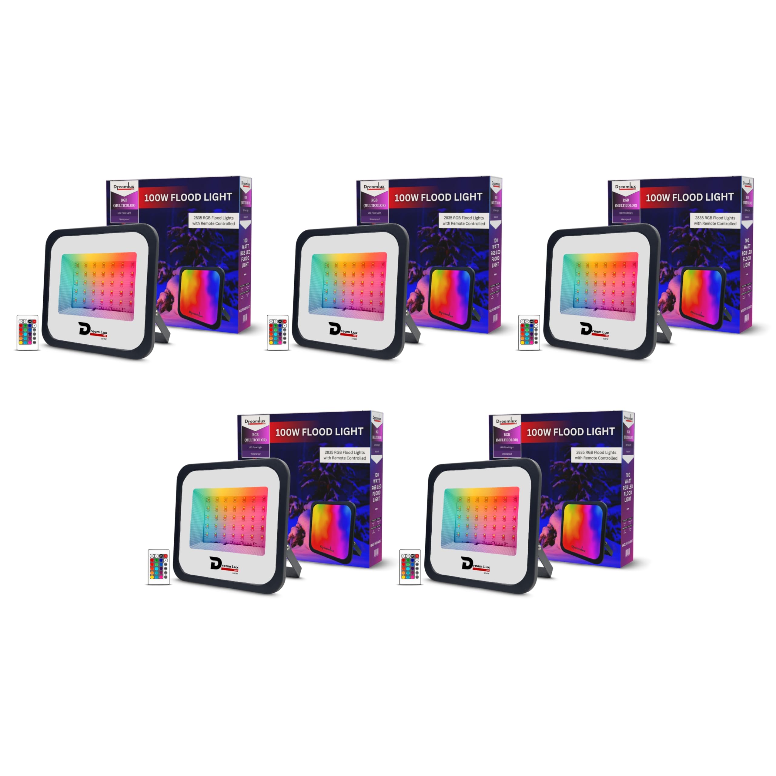 Dreamlux RGB Flood Light - Waterproof & Energy Efficient -13