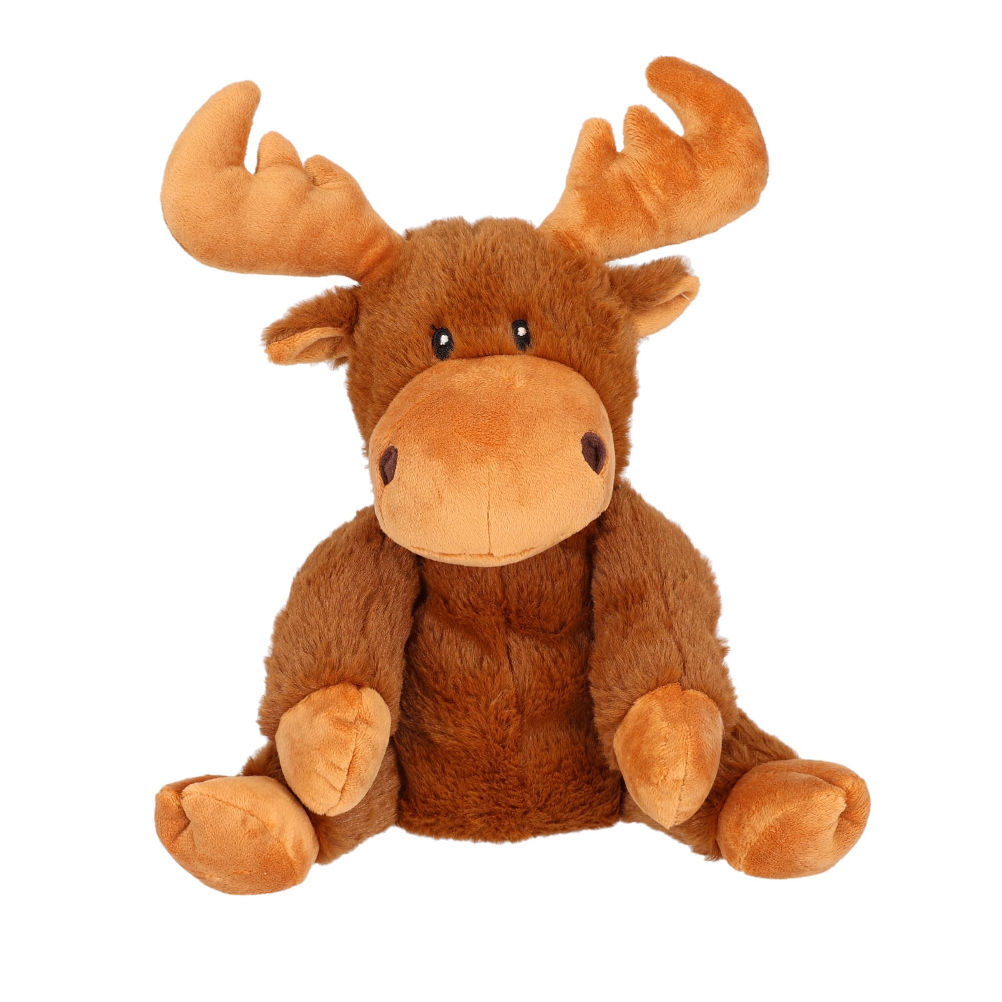 1i4 Group Warm Pals - Mack Moose - Cozy Microwavable Lavender Scented Plush Toys - Heated Stuffed Animal - Heatable Coolable Bedtime Comfort Plushie