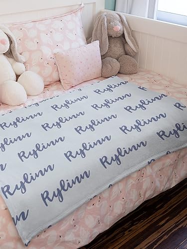 Miniatura 2 de Manta de bebé personalizada, manta con nombre de bebé, manta personalizada para bebés, niños, jóvenes, adolescentes y adultos, forro polar de felpa