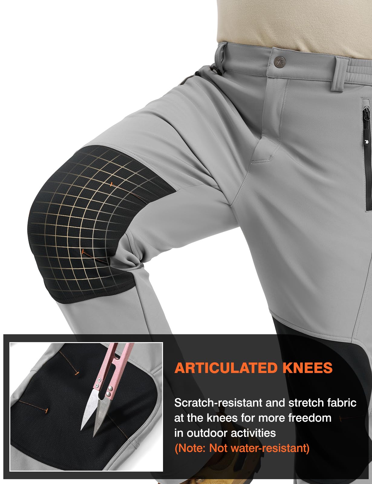 Snapklik.com : Mens Snow Ski Hiking Pants Waterproof Insulated Winter ...