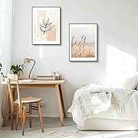 Vista 4 de Golden State Art - 18x24 Aluminum Picture Frame - with Mat for 16x20 Photo or Without Mat for 18 x 24 Poster - Real Glass Cover - Simple and Elegant