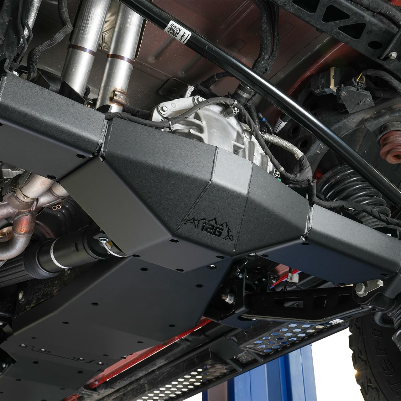 IAG Rock Armor Rear Differential Skid Plate for Ford Bronco Raptor 2022+, Made in USA - IAG-BDY-F2314