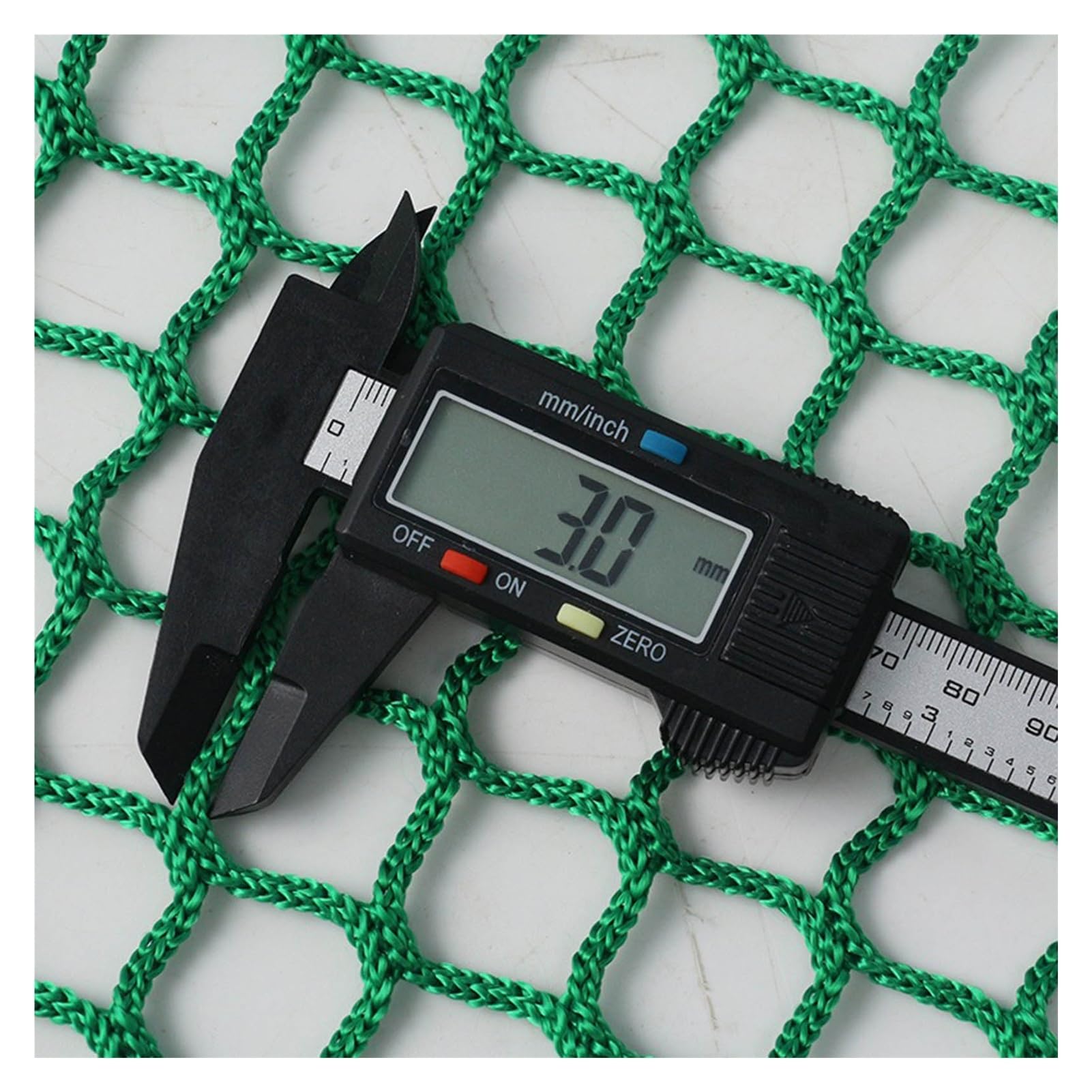 Sicherheitsnetz für Den Außenbereich Flexibel Und Langlebig Netz Spielfeldumzäunungen Geeignet für Baustellen Maschenweite 2.5cm/0.98in 3x3m(9.8x9.8in)