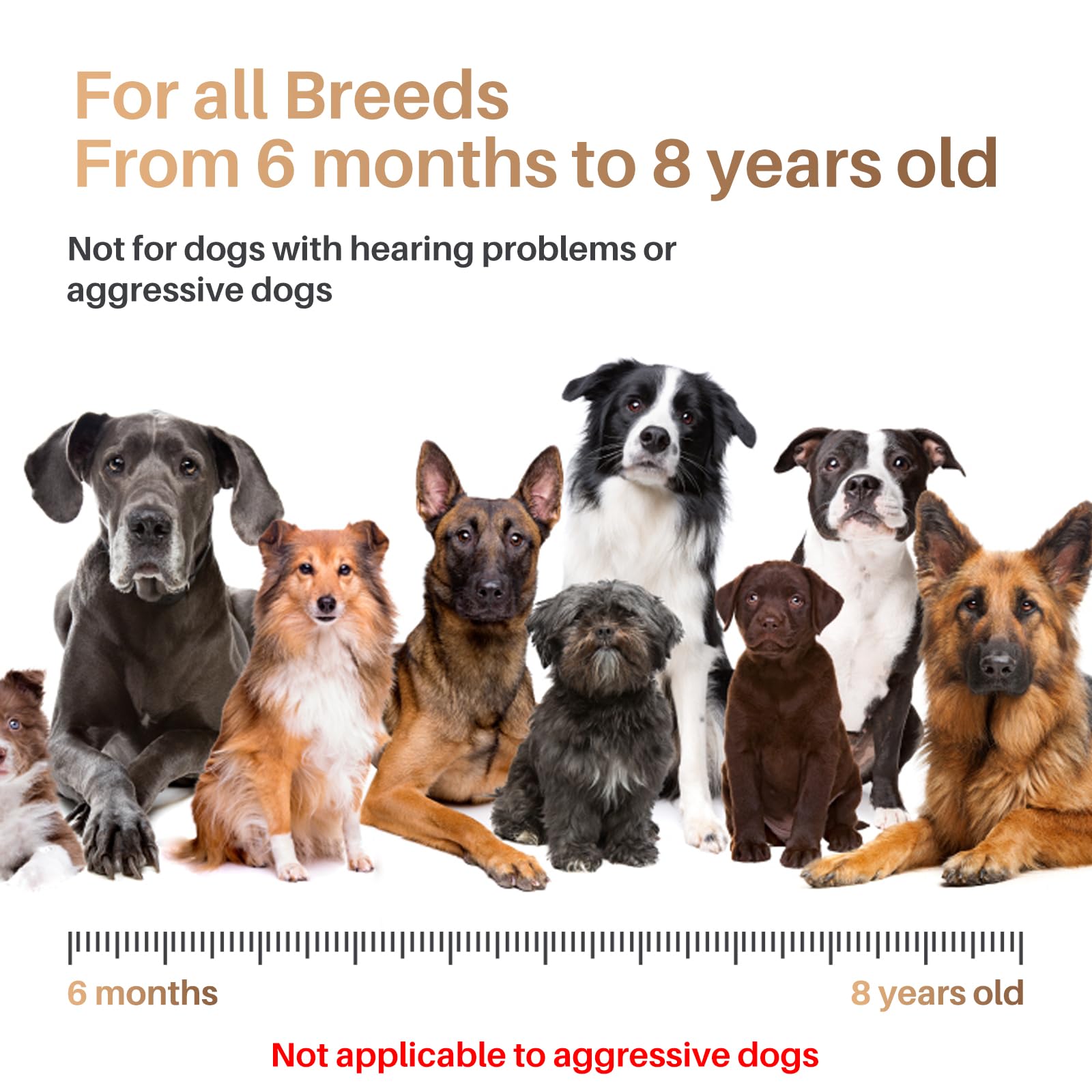 Ahuyentador de Perros, Antiladridos para Perros Ultrasónicos Portátil con Doble Frecuencia, Anti Ladridos para Perros con Alcance Efectivo de 16.4 Pies para Entrenamiento en Interiores y Exteriores