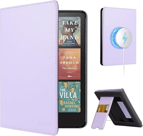 Miniatura 25 de CoBak Funda con soporte para Kindle Paperwhite 12.ª generación 2024 (7") y Kindle Colorsoft Signature Edition - Funda de piel sintética duradera con