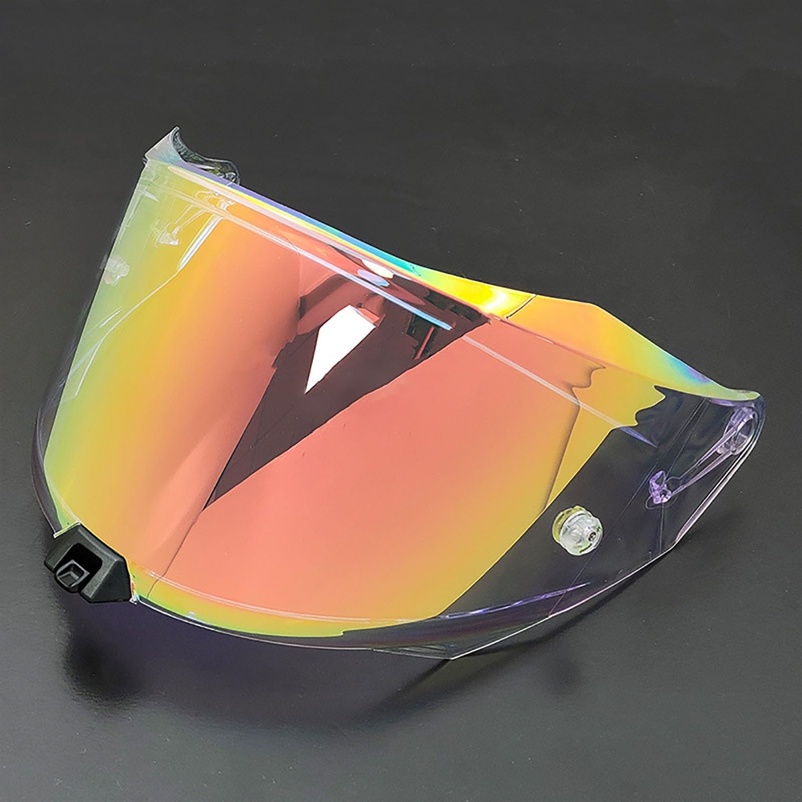 Visera Casco Moto Reemplazo,Completa Protección UV Accesorios para KYT R2R Cascos de Motocicleta.,B