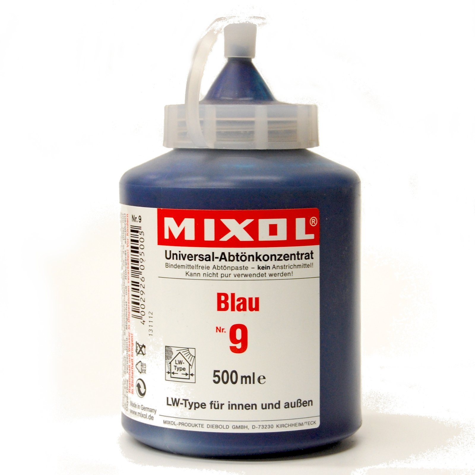 Mixol Universal Tinting Concentrate # 9 Blue 500 ml