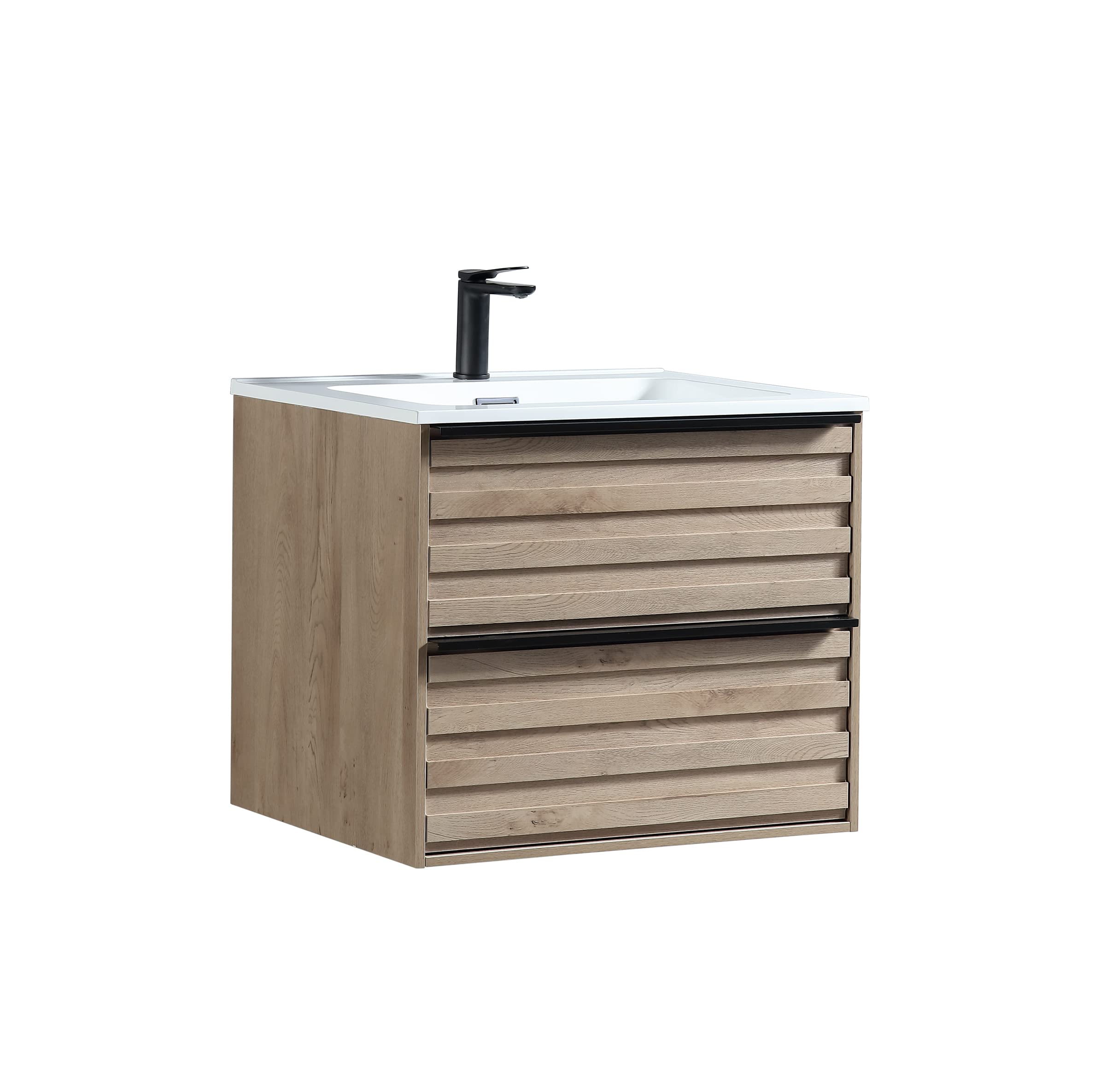 JINDOLI 24 Inch Bathroom Vanity with Sink Combo, Floating Vanity