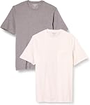 Amazon Essentials Mens T-Shirt Regular-Fit Short-Sleeve Crewneck Pocket