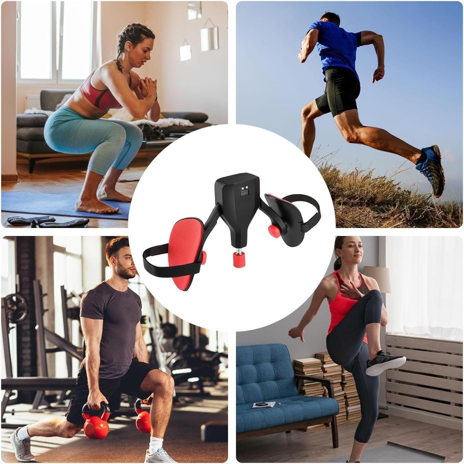 Stellar Fung HWA Hip Trainer Eserciziatore, Allenatore Muscolo Pelvico, Allenatore per Muscoli del Suolo Pelvico, Allenatore Coscia, Attrezzature Per Cosce Cosce, Gambe, Pavimento Pelvico
