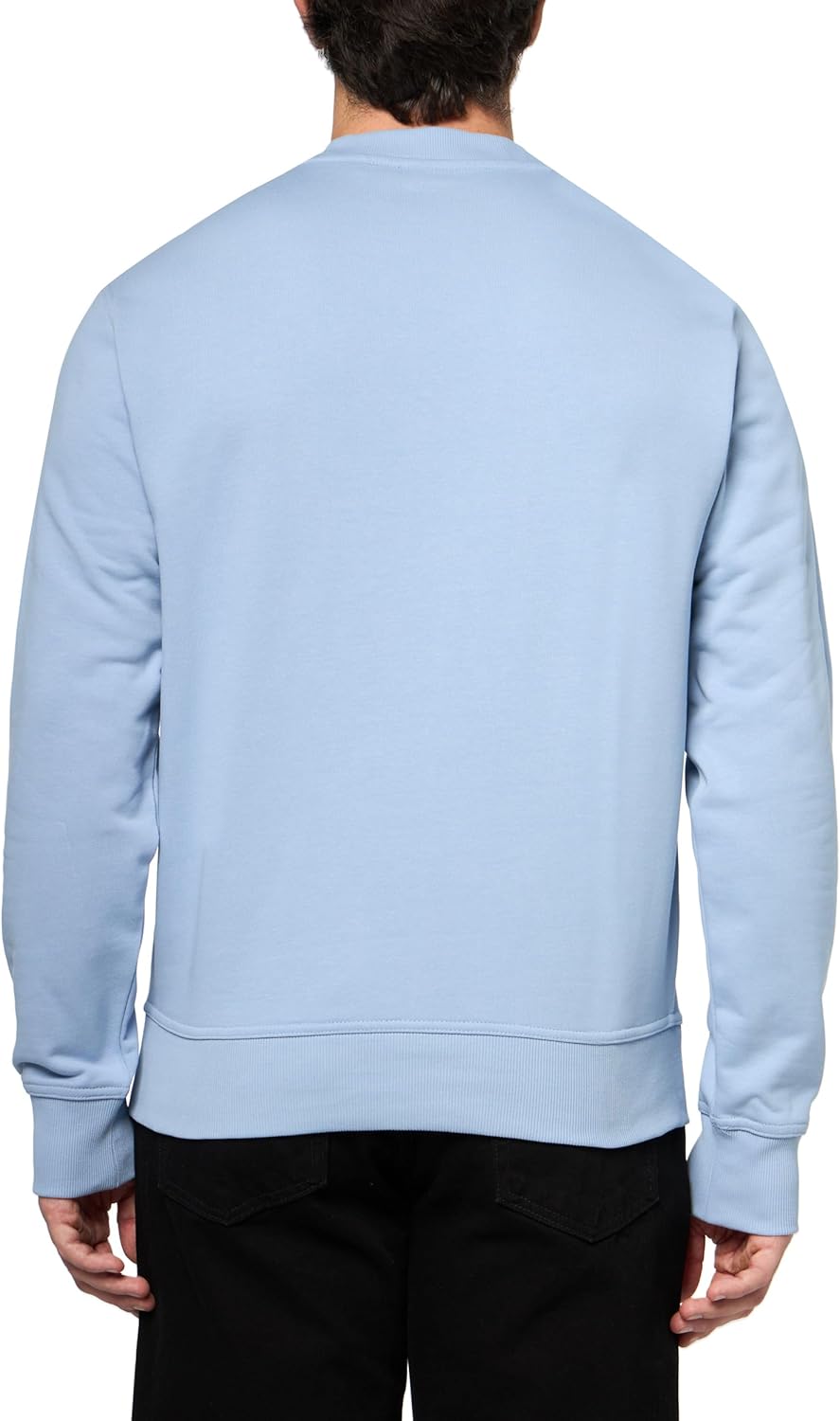 BOSS Men's Bold Logo French Terry Crew Neck Sweatshirt