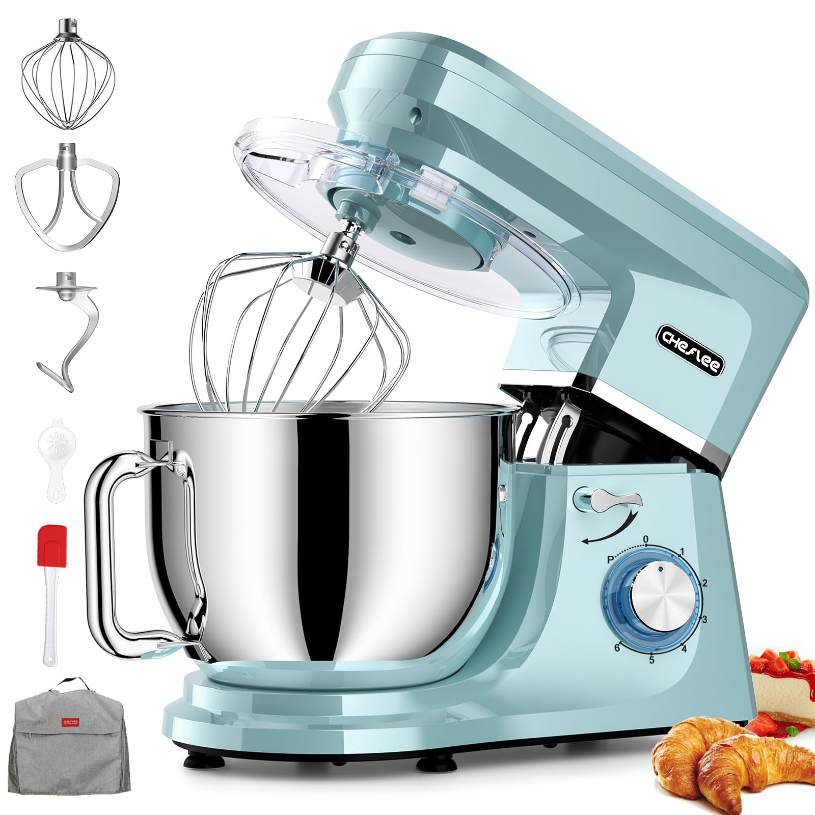 cheflee robot pâtissier 2000w 8l