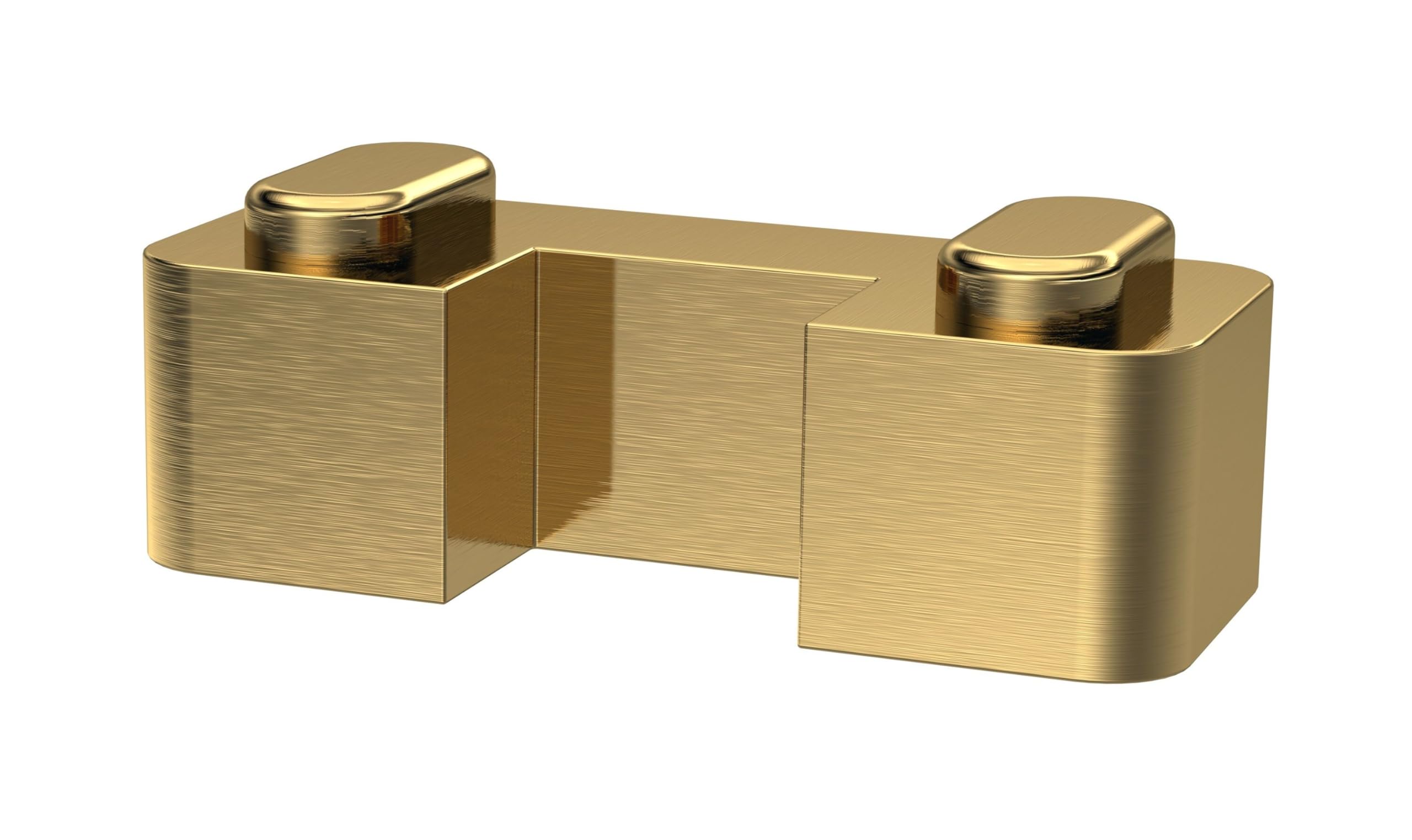 Balterley Wetroom Accessories Screen Support FootBrushed Brass from B&Q