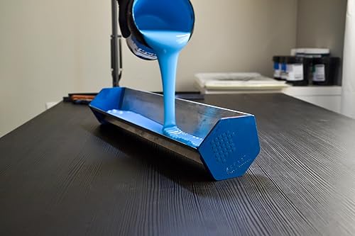 Miniatura 7 de Ecotex AP Emulsión de serigrafía azul (galón - 128oz.) Emulsión fotográfica pre sensibilizada para pantallas de seda, textiles y telas - Para