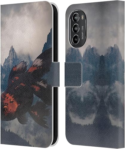 Miniatura 14 de Head Case Designs Officially Licensed Dave Loblaw Synthwave Street Sci-Fi and Surreal Leather Book Wallet Case Cover Compatible with Motorola Moto