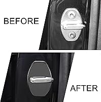 Vista 3 de TOMALL 4 piezas de protector de cierre de puerta de coche, compatible con Volkswagen Jetta GLI Beetle Golf GTI Alltrack SportWagen Tiguan Passat