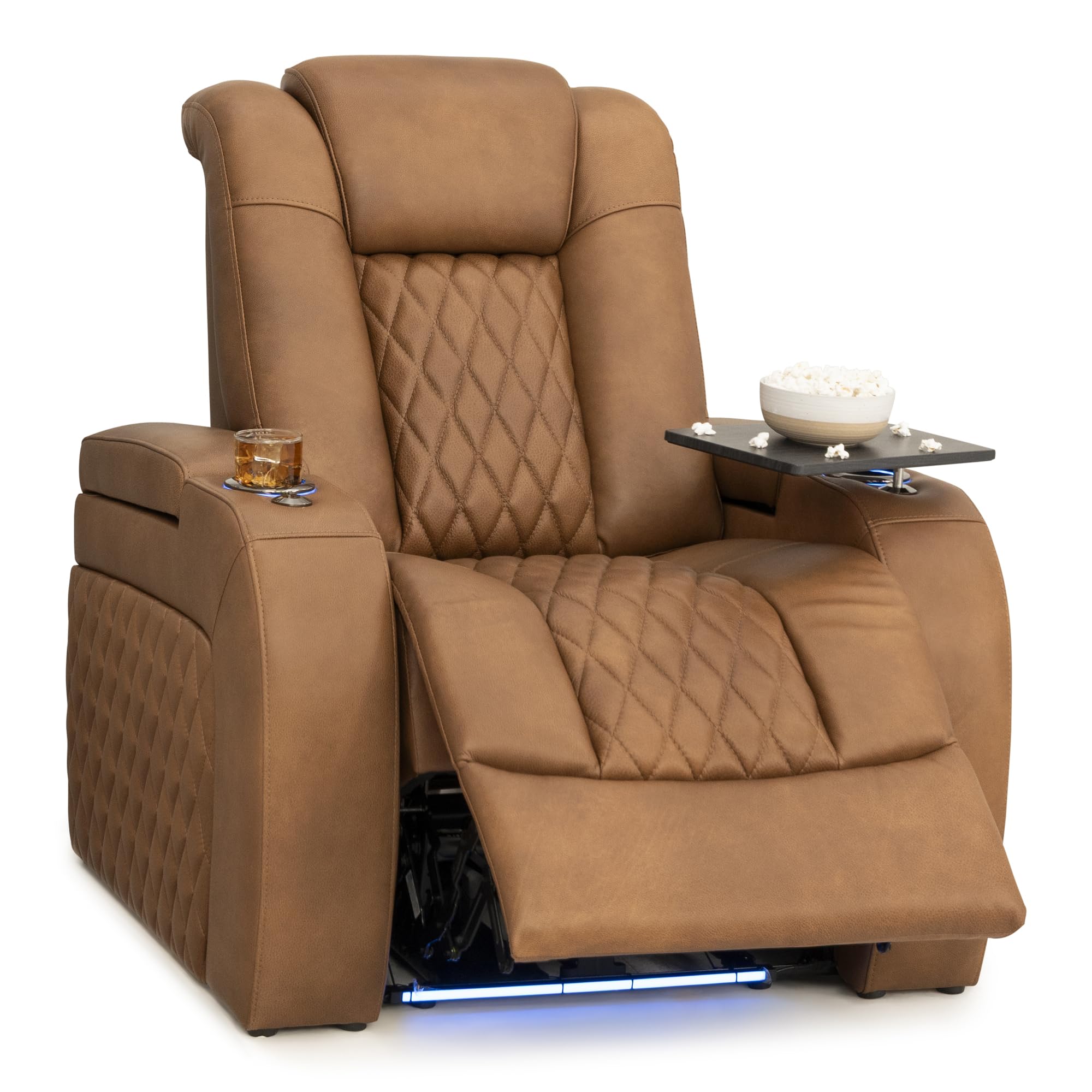 Seatcraft Diamante Home Theater Seating Tawny Single Recliner