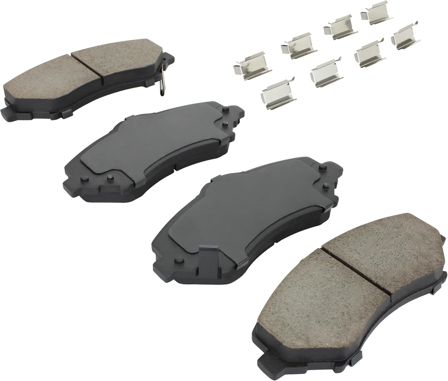 QUALITY-BUILT Front Ceramic Brake Pads, Black Series 1003-1273C, Compatible with 2007-2020 Chrysler/Dodge/Jeep/Ram/Volkswagen (C,V,Grand Caravan,Journey,Liberty,Nitro,Routan,Town & Country,Wrangler)