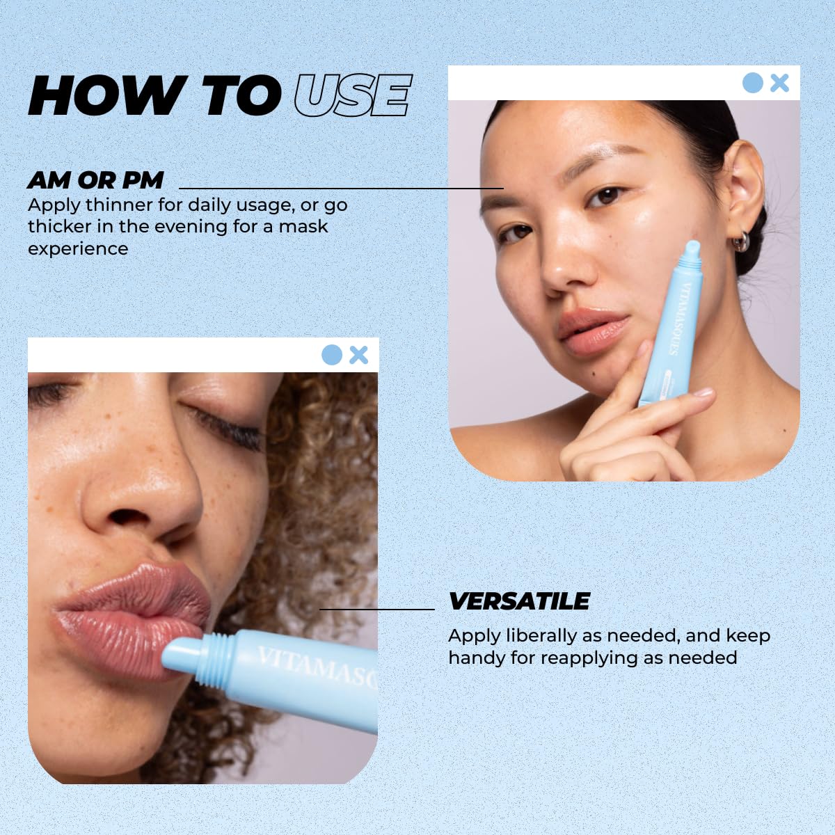 Vitamasques Overnight Lip Mask, Hydrating Coconut Flavor Lip Balm Moisturizer with Vitamins & Natural Oil Hydrates - Image 3