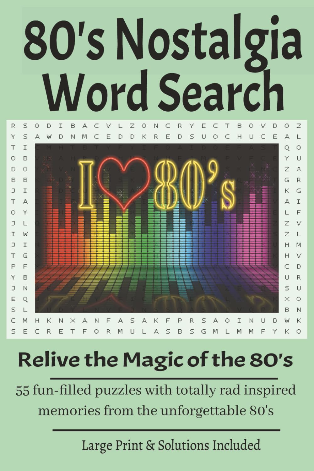 80s Nostalgia Word Search: 55 Fun & Relaxing Puzzles Celebrating the Music, Movies, Fashion & Culture of the 1980s