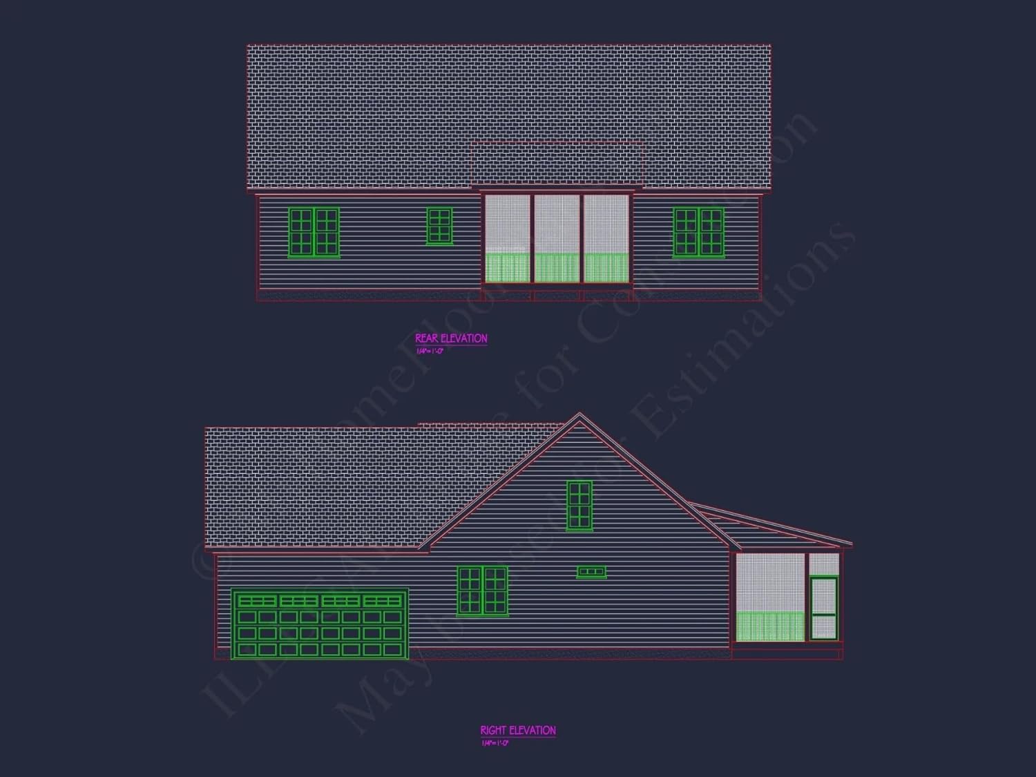 20-2194 House Plan -Modern Farmhouse Home Plan - 3-Bed, 2-Bath, 2,050 SF