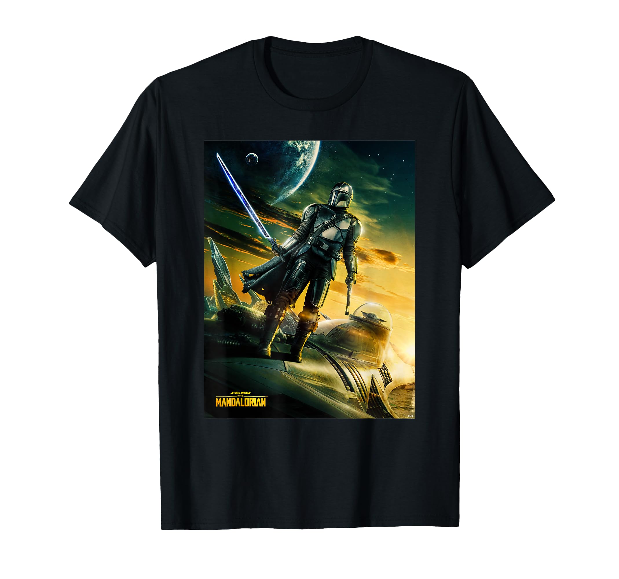 【新品】スターウォーズ　マンダロリアン　2パックアイコンTシャツ　Mサイズ ディン・ジャリン&グローグー｜2パックアイコンTシャツ｜ユニ