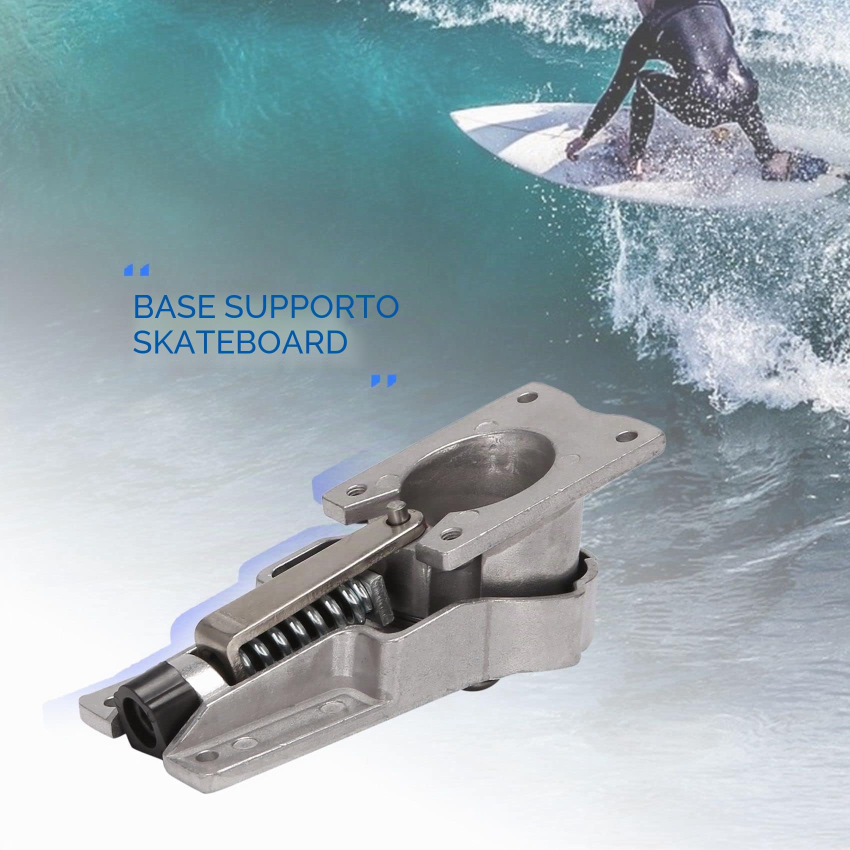 XIAOJUN Arrivo Surf Skate Trucks Lega 7 Pollici Staffa Nero C7 Bridge,