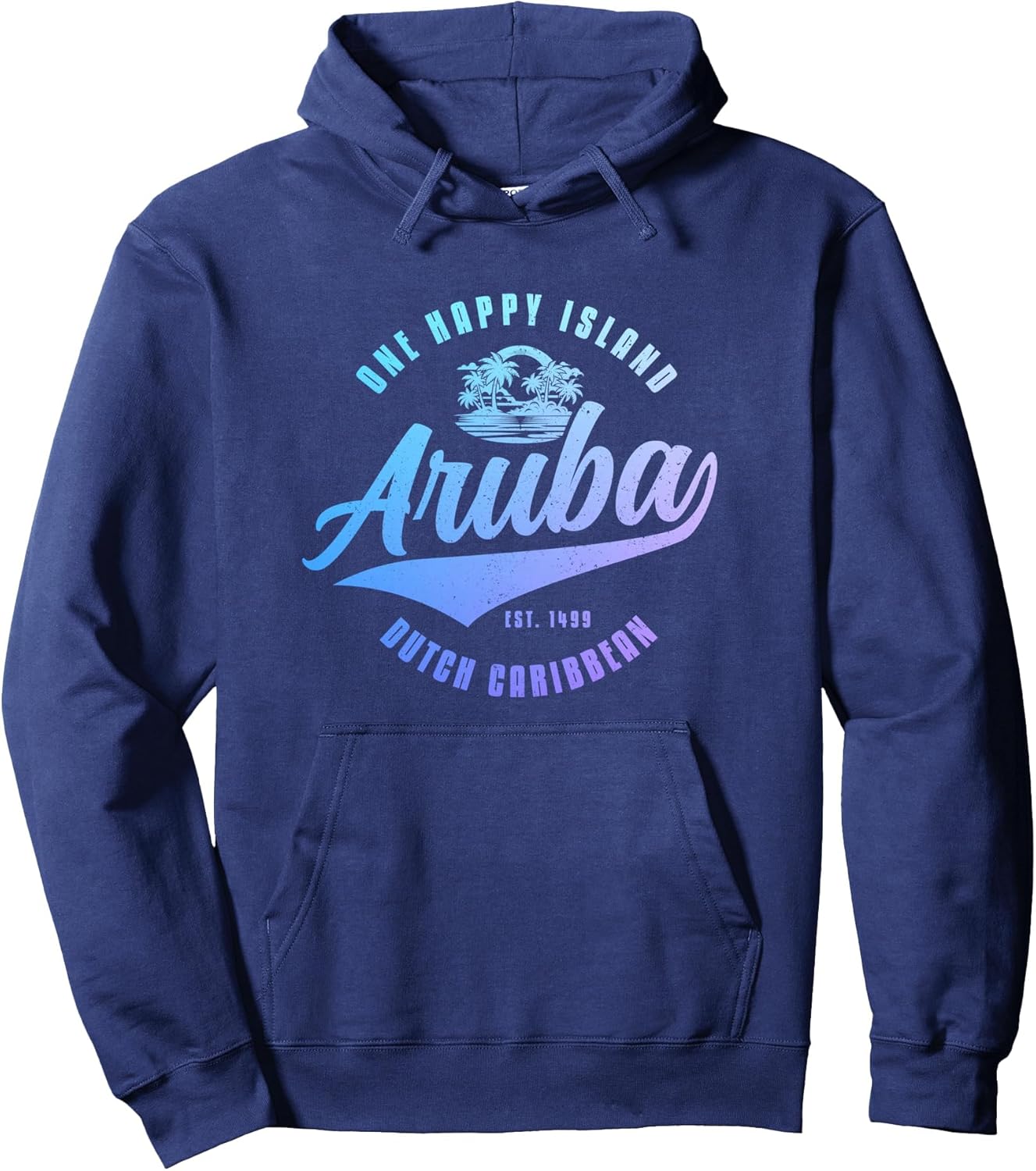 Aruba Happy Island Craibbean Souvenir Pride Vintage Pullover Hoodie
