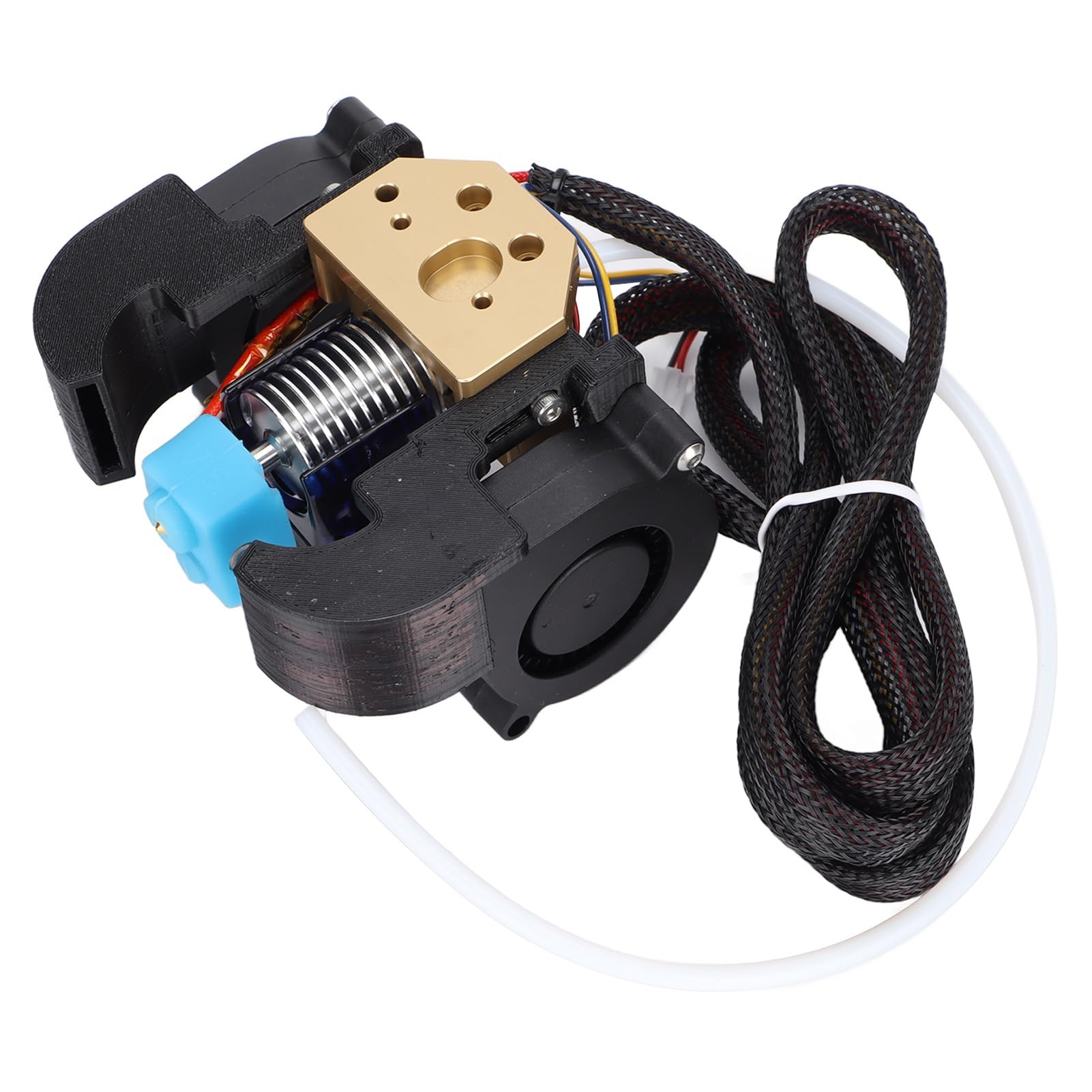 Pongnas Hotend V6 in Metallo con 3 Ventole per Stampanti 3D - Eccellente Dissipazione del Calore e Accessori di Facile Installazione