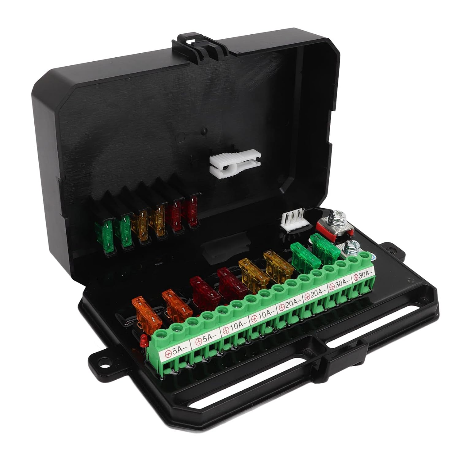 GOTOTOP 8 Gang Car Switch Panel, Automatic Dimmable Touch Control, Truck ATV UTV Use, 12-24V Power, Easy Installation