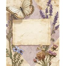 Wild Bloom Journal - Vintage Journal/ Notebook for School, College, Office or Work