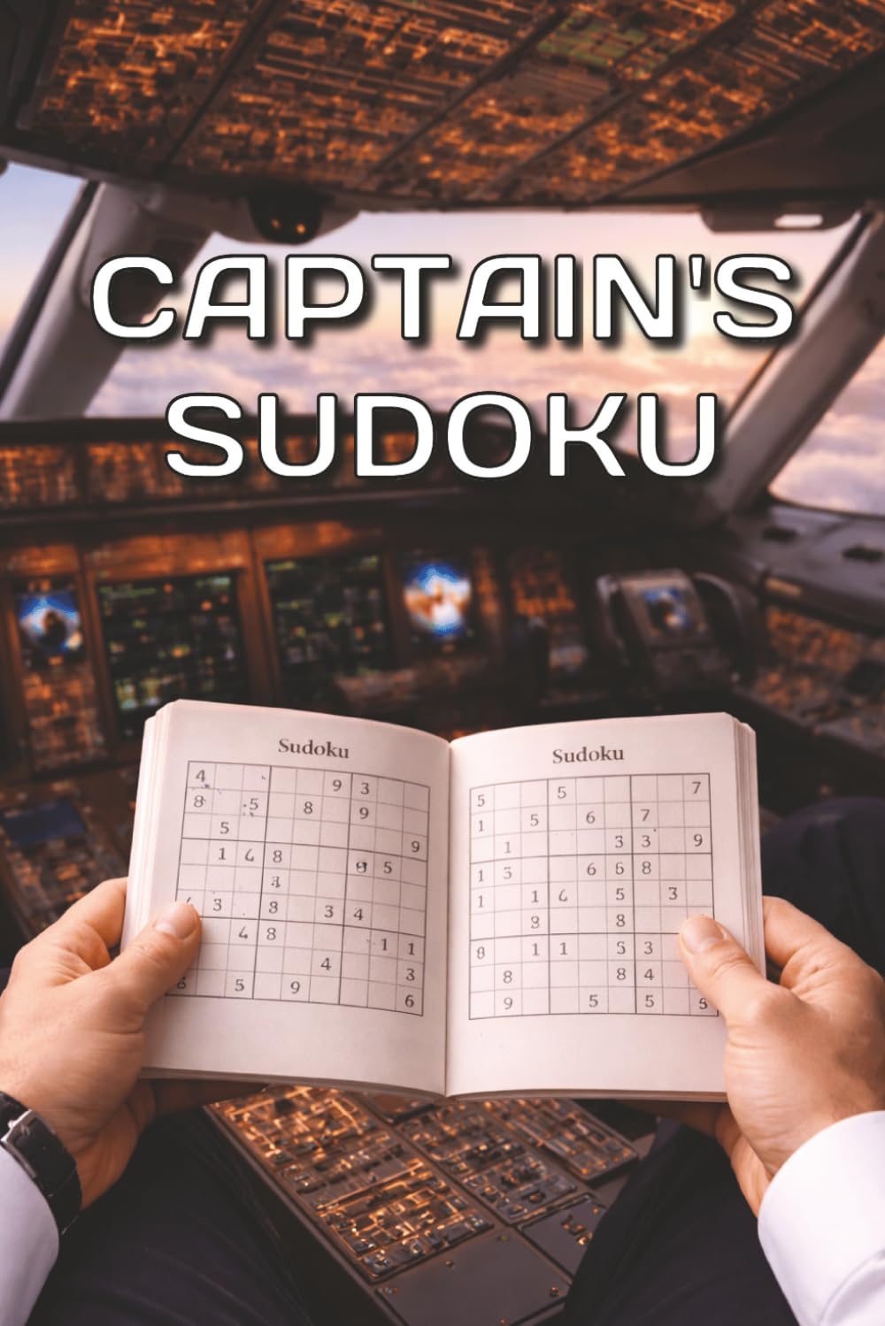 Captain's Sudoku: Puzzles for Adults, Focus and Attention Sharpening Book for Aviation Crew, Airplane Captain, Pilot and Flight Attendant Stewardess