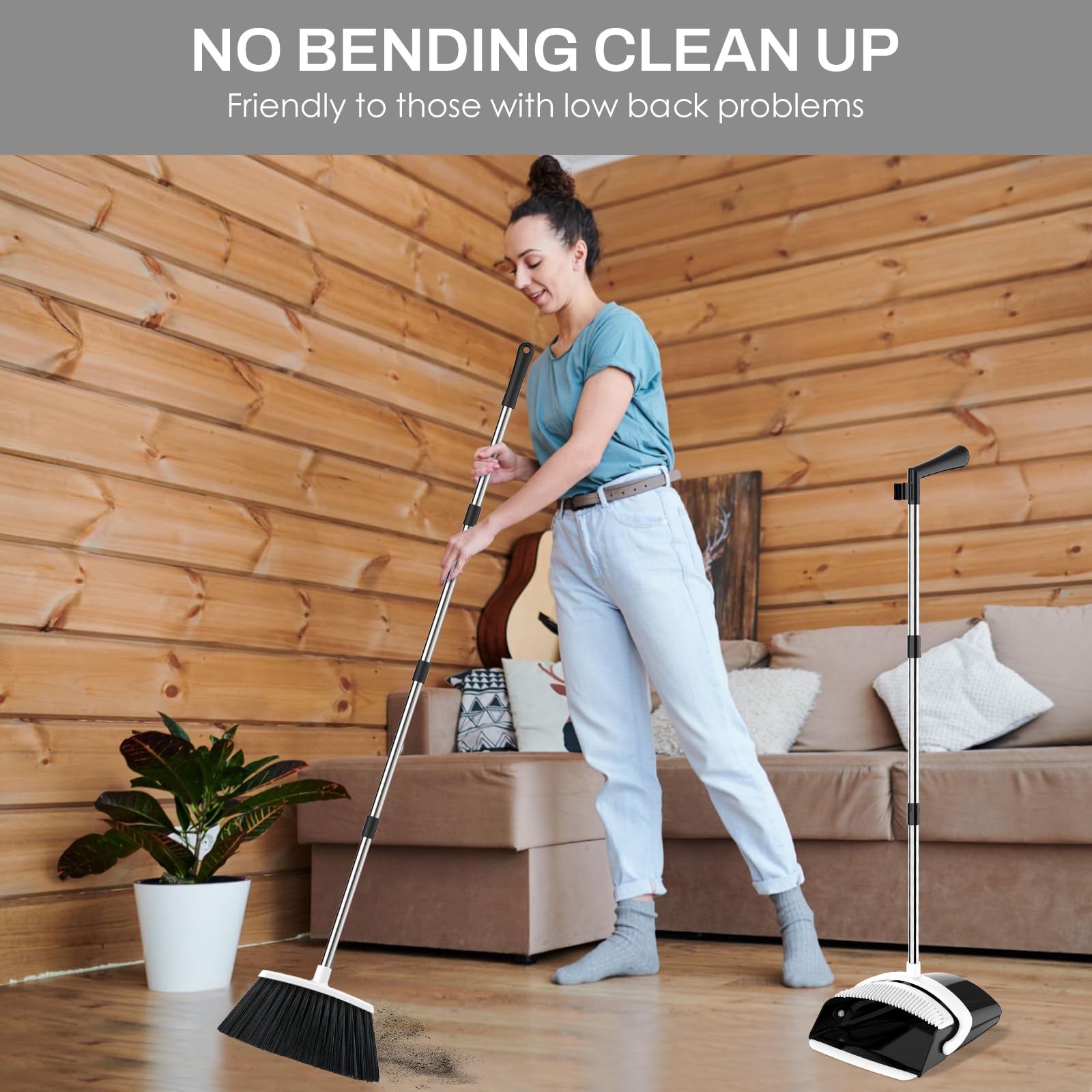 EZKEY 2-in-1 Toilet Cleaning Brush -7