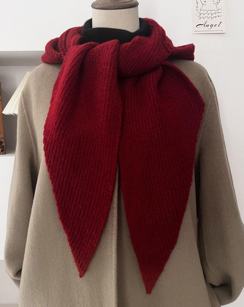 Women's Winter Knitted Hat Beanie Balaclava Hooded Cap Scarf Hat Soft Knit Skull Cap Hood Scarf Neck Warmer Beanies - Image 5