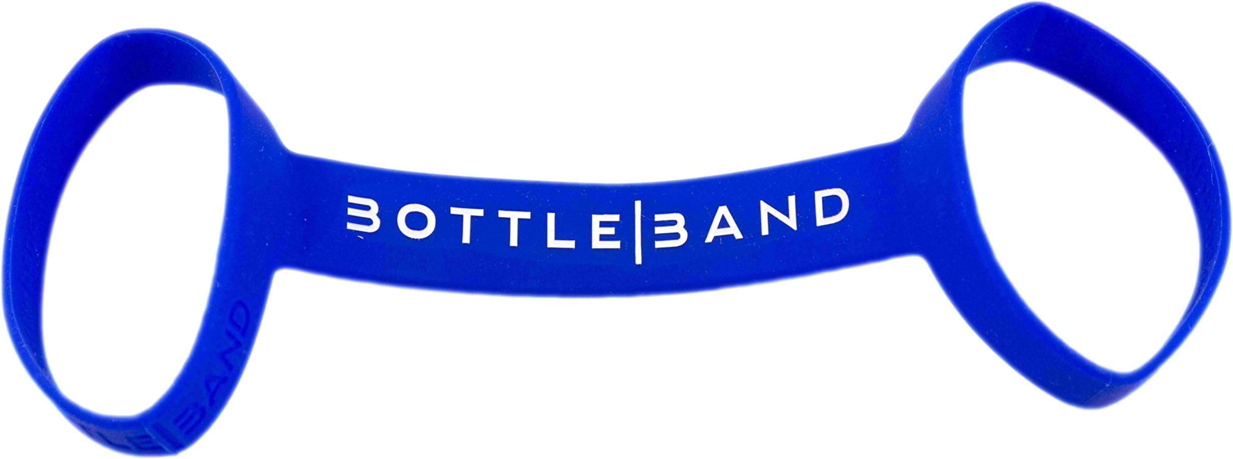 BottleBand One Size Fits All Bottle Band, Blue, 2-Pack