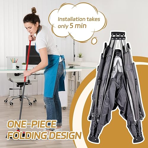 Miniatura 2 de Corralito plegable para bebés, corralito de juego extra grande para bebés y niños pequeños, patio de juegos portátil de seguridad para niños en