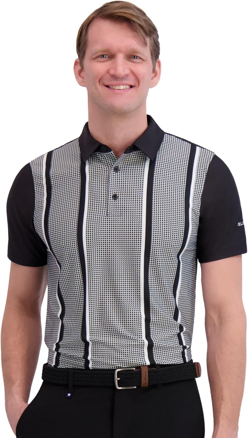 Ben Sherman Men's Sport Fit Classic Short Sleeve Shirt-Casual Polo