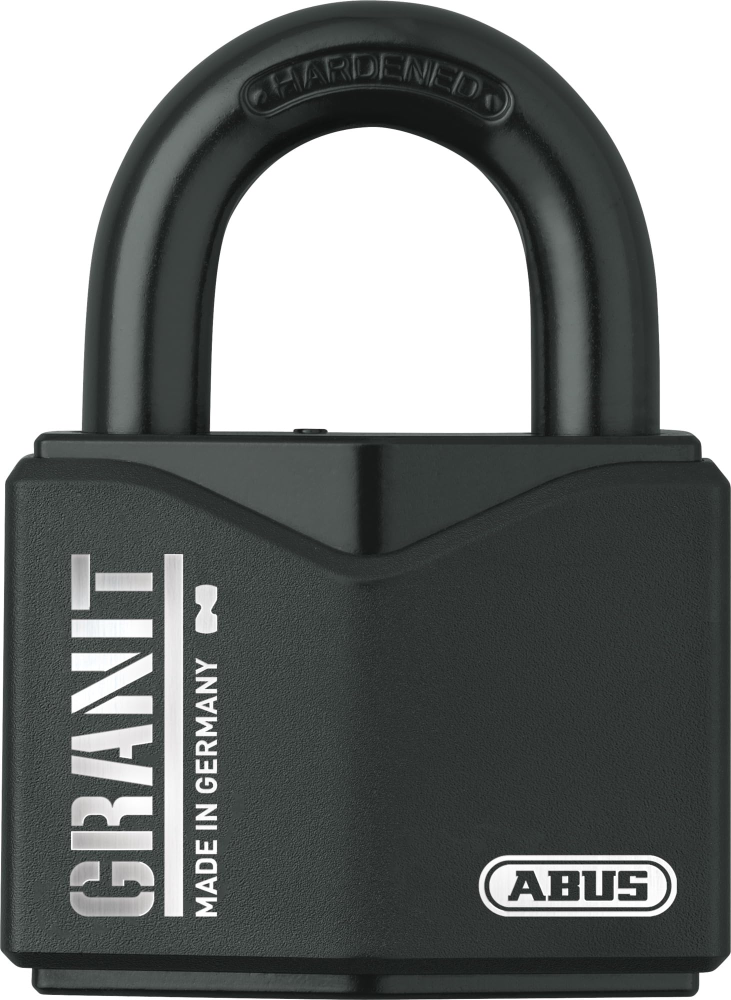 ABUS Lucchetto Granit 55mm SZP - Alta Sicurezza, Resistente alla Corrosione | Arco in acciaio temprato speciale, cilindro ABUS-Plus, 2 chiavi incluse, ideale per magazzini e contenitori