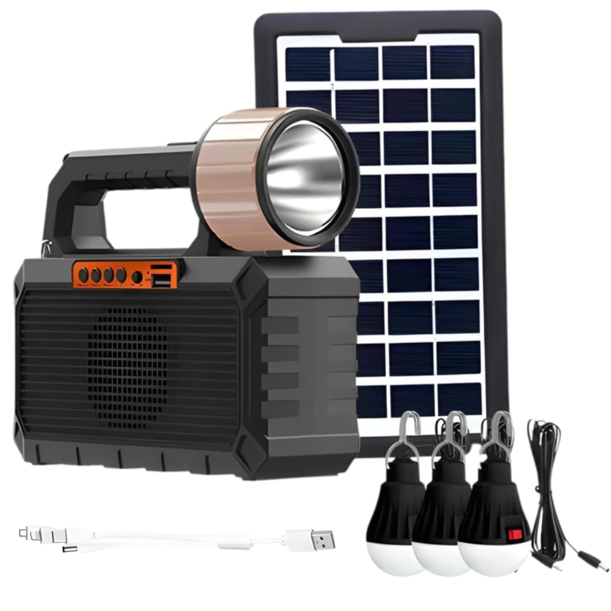 Drumstone Portable Solar Power Station, Compact Solar Energy Generator for Camping, Travel, Emergency Preparedness, Outdoor Recreation and Everyday Utility-image-30