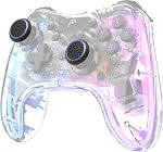 Fosmon Performance Thumb Grips Joystick Caps for Nintendo Switch 2, Switch 1, Joycon Grip, PS5, PS4, Xbox One, Xbox Series X/S, Rubber Controller Grips - Black/Blue (2 Pair - 4 Pieces)