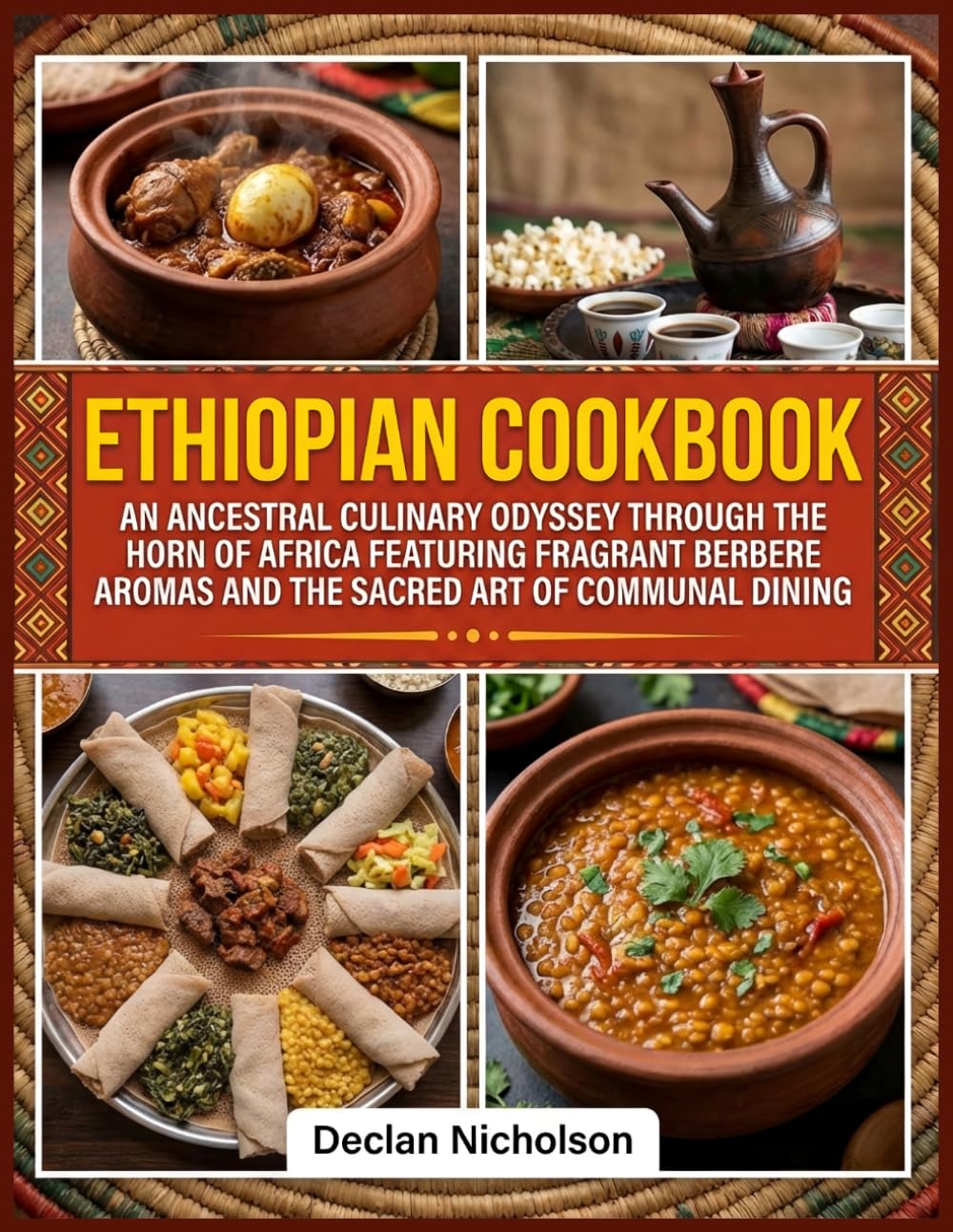 Ethiopian Cookbook: An Ancestral Culinary Odyssey through the Horn of Africa Featuring Fragrant Berbere Aromas and the Sacred Art of Communal Dining